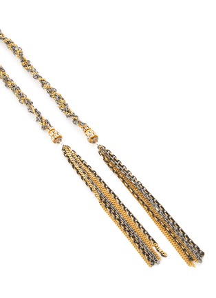 Detail View - Click To Enlarge - MARIE LAURE CHAMOREL - N° 359 Gold Toned Metal Necklace