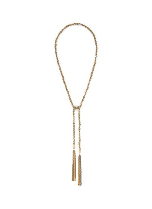 Main View - Click To Enlarge - MARIE LAURE CHAMOREL - N° 359 Gold Toned Metal Necklace