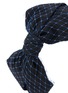 Detail View - Click To Enlarge - JENNIFER OUELLETTE - Side Bow Veiled Grosgrain Headband