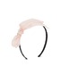 Figure View - Click To Enlarge - JENNIFER OUELLETTE - Silk Organza Rhinestone Embellished Headband