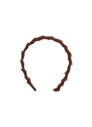 Main View - Click To Enlarge - JENNIFER OUELLETTE - Frayed Grosgrain Headband