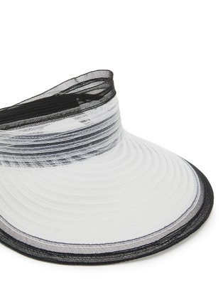 Detail View - Click To Enlarge - EUGENIA KIM - Ricky Horsehair Visor Hat