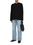 Figure View - Click To Enlarge - HELMUT LANG - Soft Fleece Cotton Sweatshirt