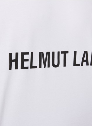  - HELMUT LANG - Logo Back Cotton Jersey T-Shirt