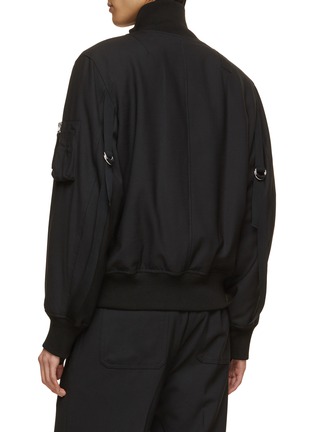 Back View - Click To Enlarge - HELMUT LANG - Stretch Strap Detail Bomber