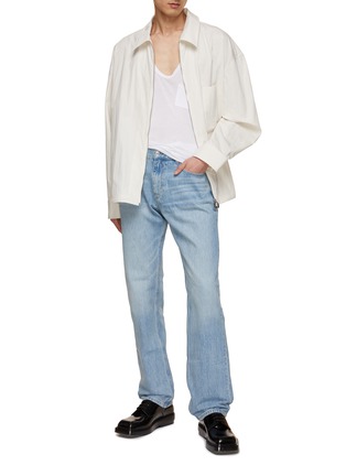 Figure View - Click To Enlarge - HELMUT LANG - Straight Leg Low Rise Jeans
