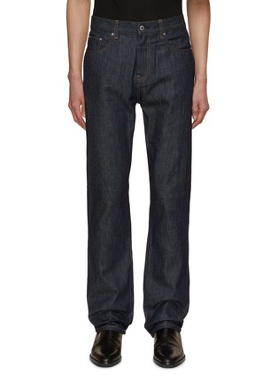 Main View - Click To Enlarge - HELMUT LANG - Dark Wash Straight Leg Jeans