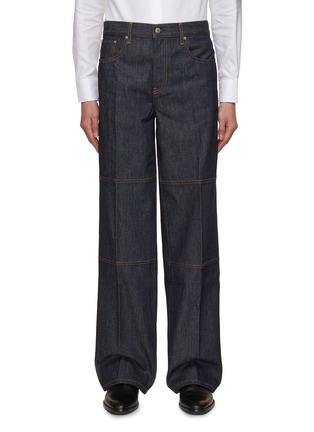 Main View - Click To Enlarge - HELMUT LANG - Raw Denim Carpenter Jeans