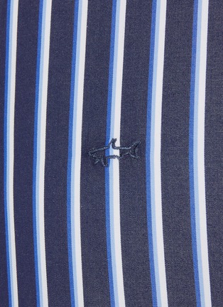  - PAUL & SHARK - Spread Collar Poplin Stripe Shirt