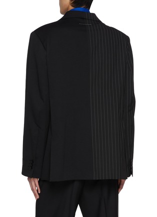 Back View - Click To Enlarge - MM6 MAISON MARGIELA - Plain And Striped Blazer