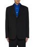 Main View - Click To Enlarge - MM6 MAISON MARGIELA - Plain And Striped Blazer
