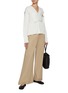 Figure View - Click To Enlarge - MM6 MAISON MARGIELA - Cut Out Sleeve Cardigan
