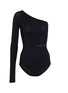 Main View - Click To Enlarge - MM6 MAISON MARGIELA - One Shoulder Bodysuit