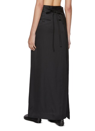 Back View - Click To Enlarge - MM6 MAISON MARGIELA - Wrap Maxi Skirt