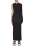 Main View - Click To Enlarge - MM6 MAISON MARGIELA - One Shoulder Cut Out Maxi Dress