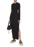 Figure View - Click To Enlarge - MM6 MAISON MARGIELA - One Shoulder Cut Out Maxi Dress