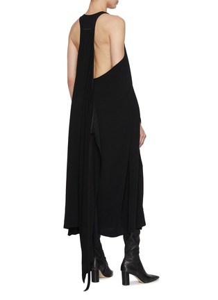 Detail View - Click To Enlarge - MM6 MAISON MARGIELA - Sleeveless Tie Maxi Dress