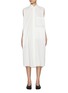 Main View - Click To Enlarge - MM6 MAISON MARGIELA - Oversized Sleeveless Cotton Shirt Dress