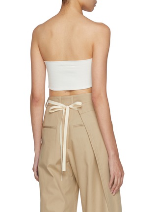 Back View - Click To Enlarge - MM6 MAISON MARGIELA - Wrapped Sleeves Bandeau