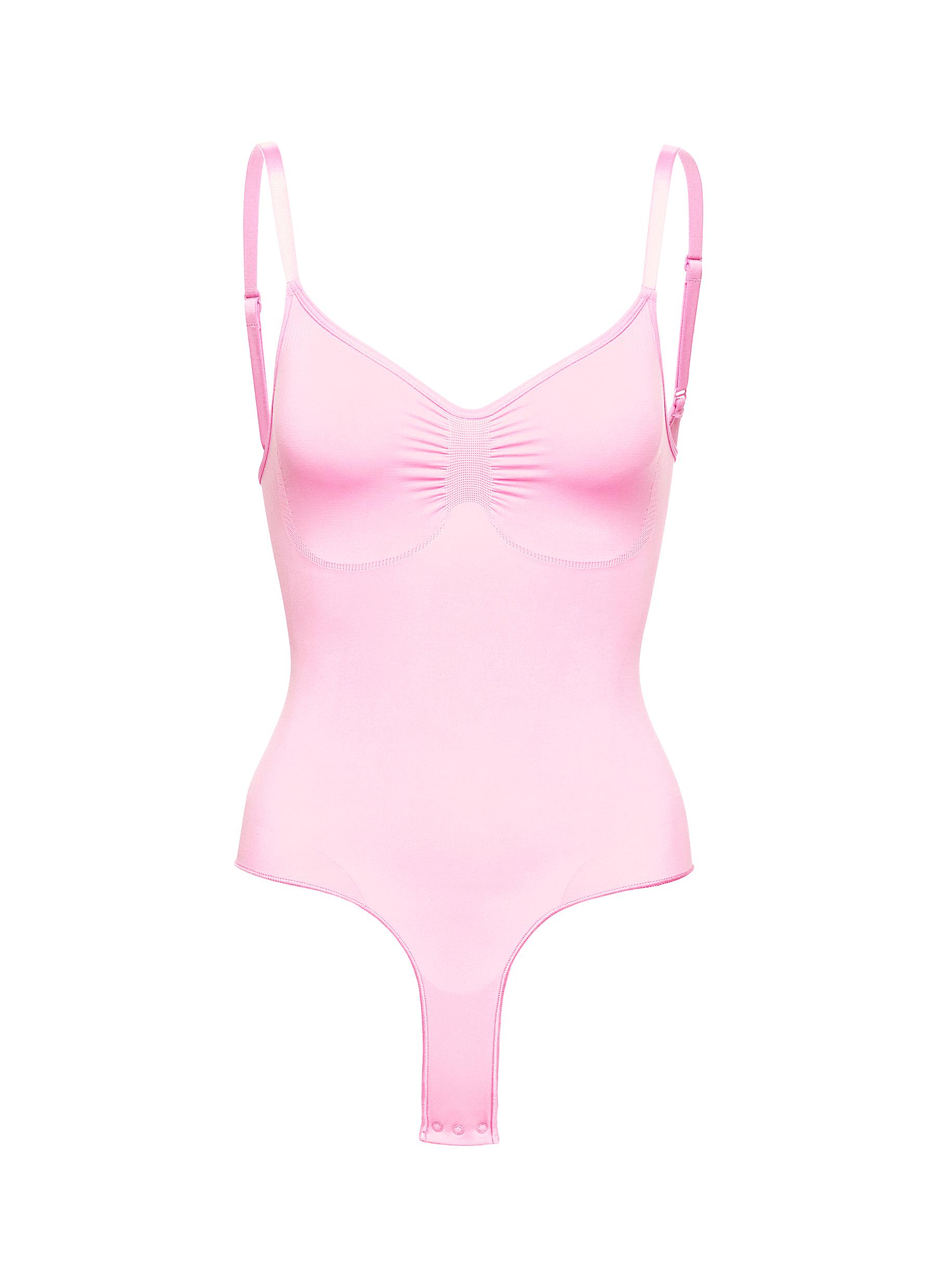 SKIMS on X: SKIMS Sculpting Low Back Thong Bodysuit — perfectly