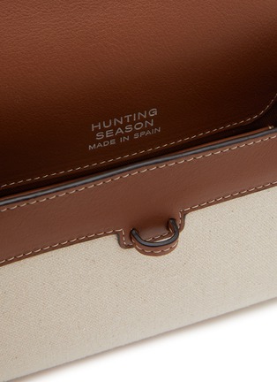 Detail View - Click To Enlarge - HUNTING SEASON - The Small Soft Clutch Canvas Leather Bag