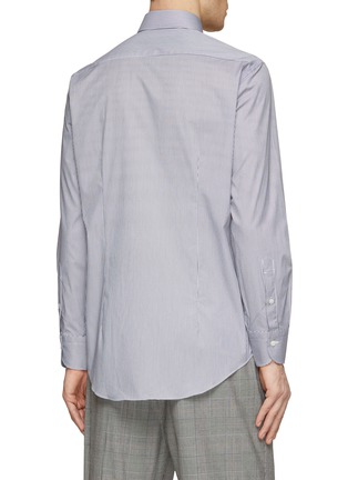 Back View - Click To Enlarge - TOMORROWLAND - Spread Collar Striped Shirt