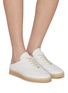 Figure View - Click To Enlarge - MM6 MAISON MARGIELA - Sabot Leather Sneakers
