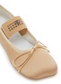 Detail View - Click To Enlarge - MM6 MAISON MARGIELA - Mary Jane Satin Ballet Shoes