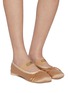 Figure View - Click To Enlarge - MM6 MAISON MARGIELA - Mary Jane Satin Ballet Shoes