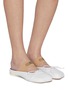 Figure View - Click To Enlarge - MM6 MAISON MARGIELA - Anatomic Mary Jane Leather Slippers