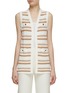 Main View - Click To Enlarge - CRUSH COLLECTION - 3D Striped Knit Waistcoat