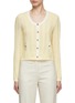 Main View - Click To Enlarge - CRUSH COLLECTION - Round Neck Striped Cardigan
