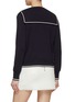 Back View - Click To Enlarge - CRUSH COLLECTION - Sailor Collar Cardigan