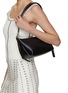 Figure View - Click To Enlarge - OSOI - Bean Twee Leather E/W Shoulder Bag