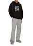Figure View - Click To Enlarge - MANORS - Logo Drawstring Cotton Hoodie