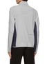 Back View - Click To Enlarge - MANORS - Quarter Zip Stand Collar Training Top