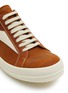 Detail View - Click To Enlarge - RICK OWENS  - Vintage Leather Low Top Sneakers