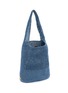 Detail View - Click To Enlarge - MIZELE - Medium Crocheted Lurex Bucket Bag