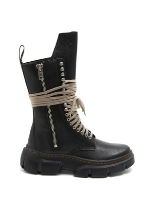 Main View - Click To Enlarge - RICK OWENS  - X Dr Martens Turbowpn High Top Sneakers