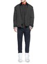 Figure View - Click To Enlarge - GIVENCHY - Contrast collar trim poplin shirt