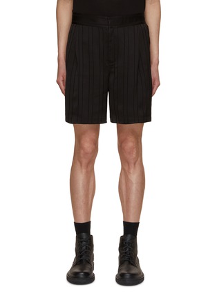 Main View - Click To Enlarge - RE: BY MAISON SANS TITRE - Striped Drapped Shorts