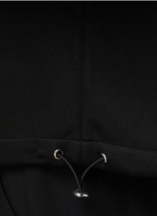  - RE: BY MAISON SANS TITRE - Zippered Drawstring Hoodie