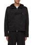 Main View - Click To Enlarge - RE: BY MAISON SANS TITRE - Zippered Drawstring Hoodie