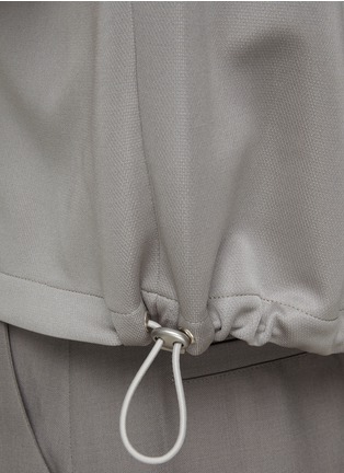  - RE: BY MAISON SANS TITRE - Zip Detail Stand Collar Hoodie