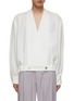 Main View - Click To Enlarge - RE: BY MAISON SANS TITRE - Cross-layered Shirt