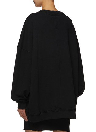 Back View - Click To Enlarge - RICK OWENS  - x Champion Jumbo Sweatshirt