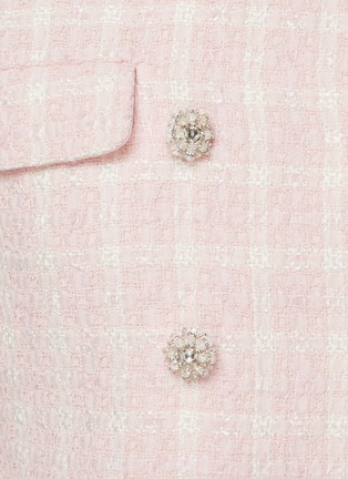  - SELF-PORTRAIT - Crystal Embellished Button Boucle Jacket