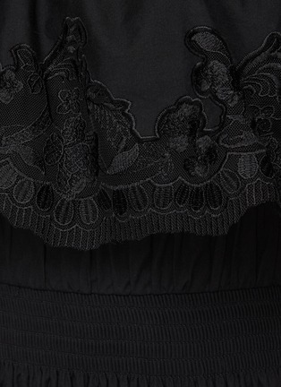  - SELF-PORTRAIT - Off Shoulder Lace Midi Dress