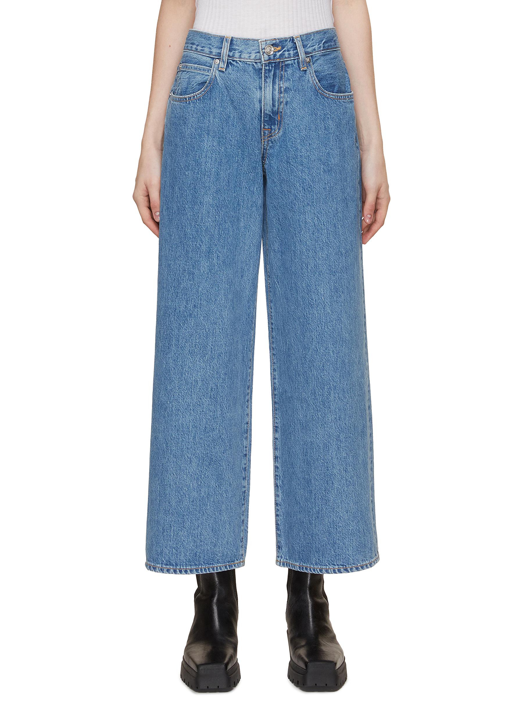 Mica Cropped Wide Leg Jeans