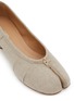 Detail View - Click To Enlarge - MAISON MARGIELA - Tabi 30 Linen Ballerina Flats